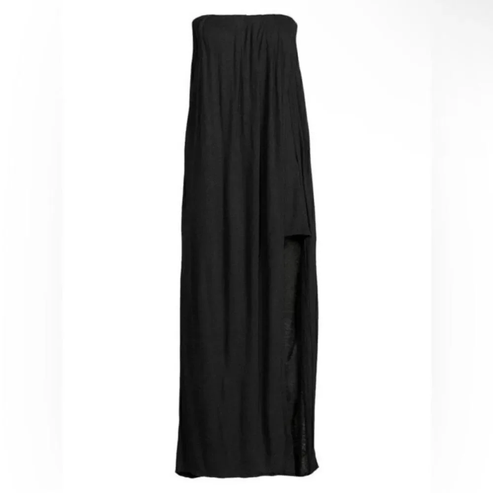 Free People NWT Summer Fling Solid Jumpsuit romper In Washed Black Size XS